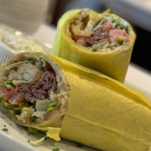 Greek Burger Wrap